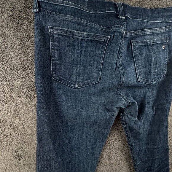 Rag & Bone Skinny Jeans Dark Wash Size 27 Blue Denim Pants Ladies Stretch 30x29 - Picture 16 of 16